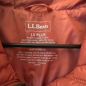 Women’s 1x LLBean Vest